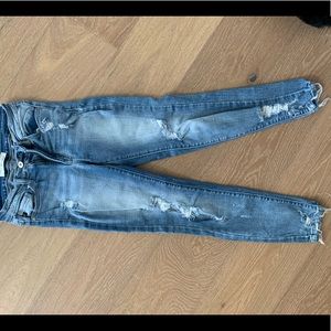 Cropped ankle jeans
